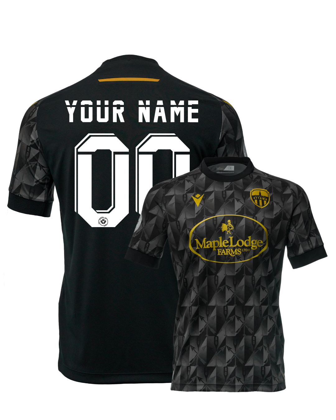 CUSTOM 2025 Alternate Jersey: The 'Black and Gold' Kit