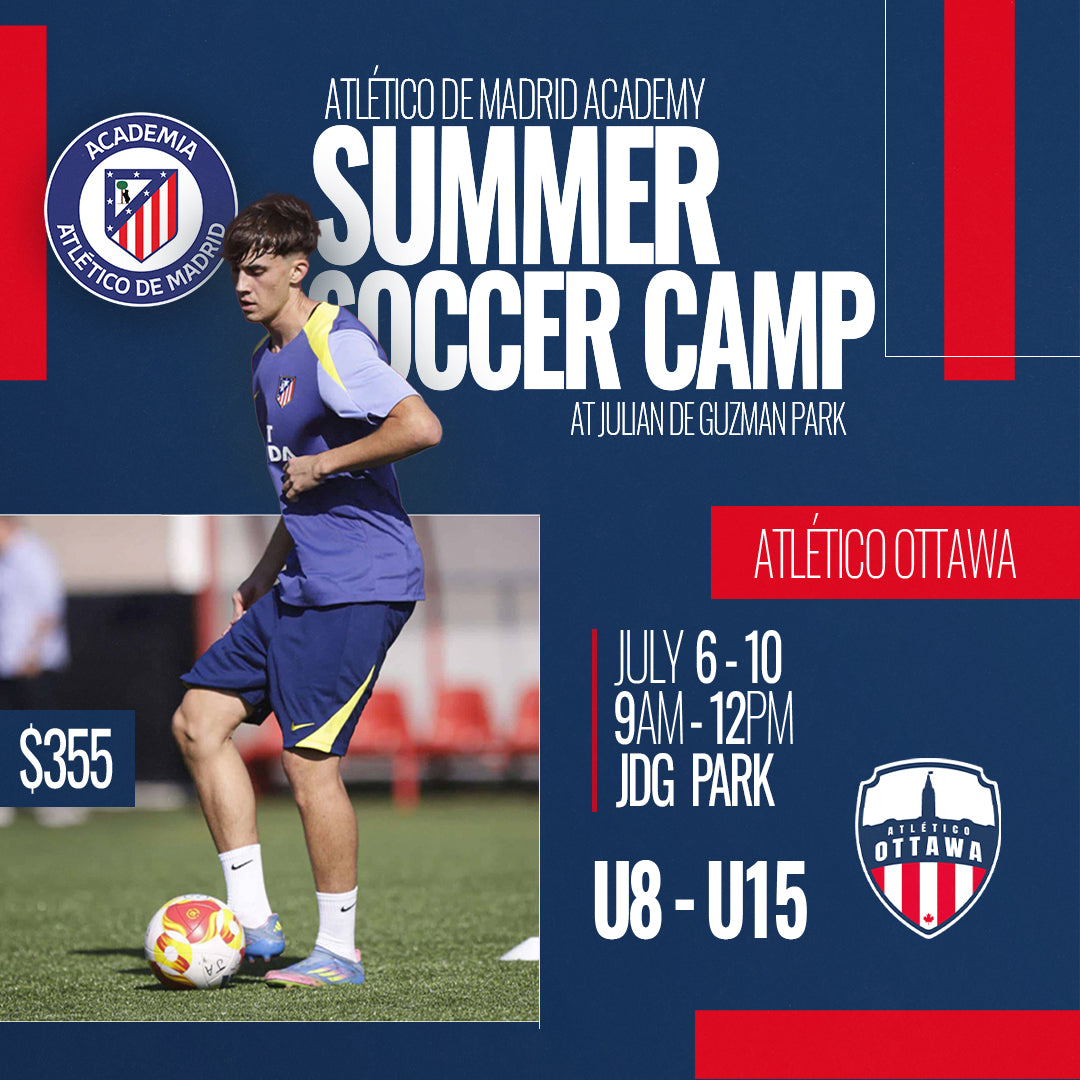 Atlético de Madrid Summer Camp in Ottawa at Julian de Guzman Park