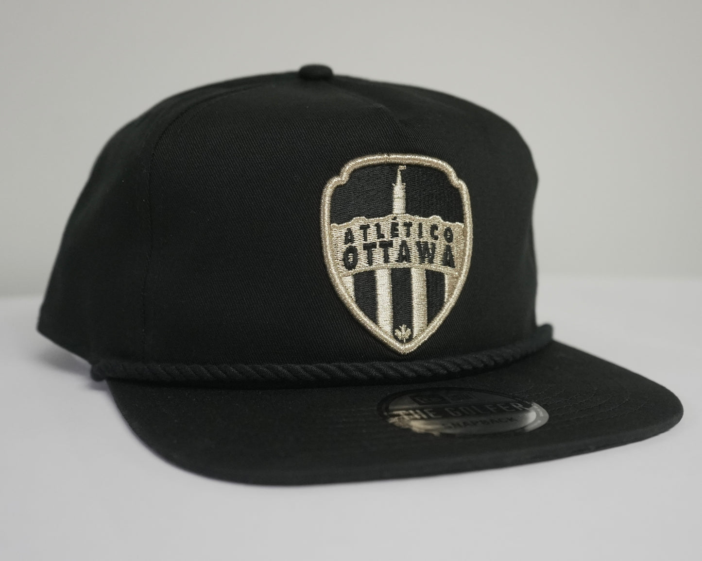 New Era Metallic Gold Golfer Snapback