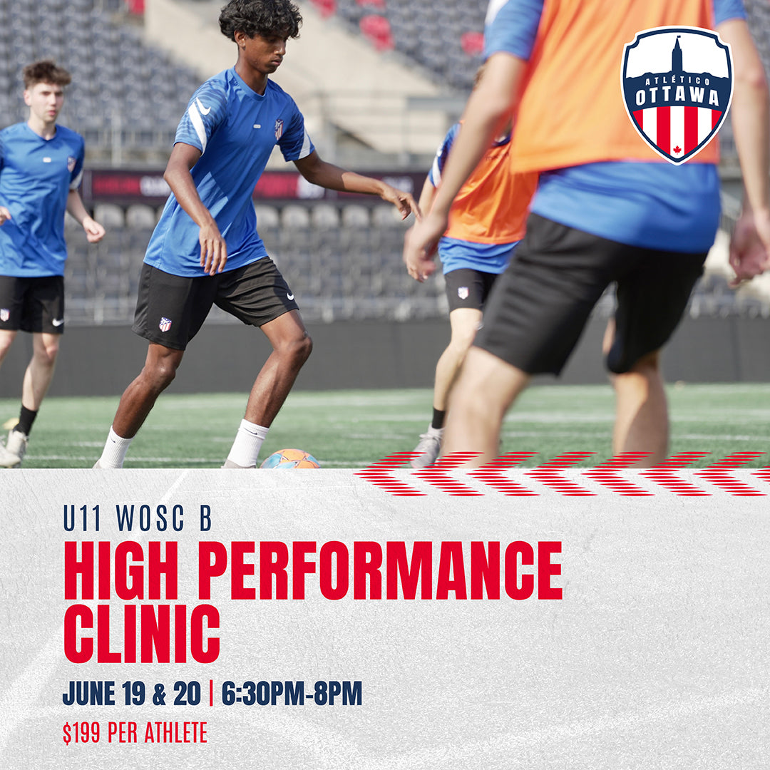 Exclusive High-Performance Clinic for the U11 BOYS of West Ottawa Soccer Club