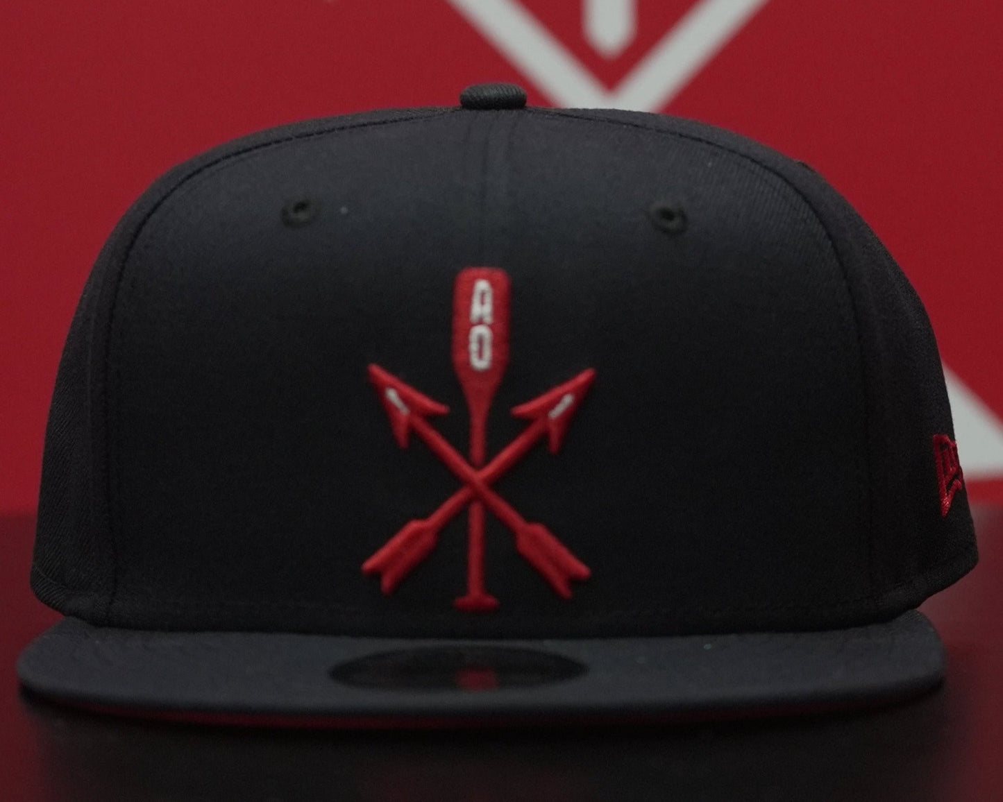 NE 9Fifty AO Snapback Black Red