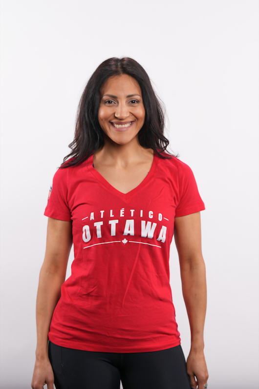 Ladies Cotton Atletico Ottawa New Era T-Shirt