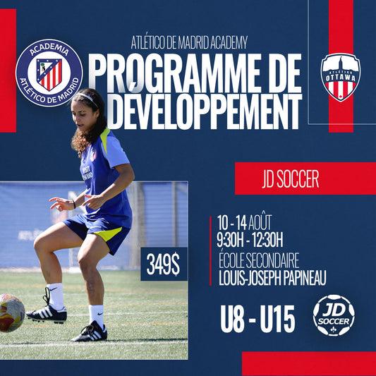 Programme de Développement de l'Atlético de Madrid en partenariat avec JD Soccer