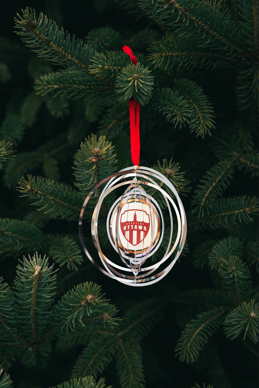 Atlético Ottawa Christmas Ornament