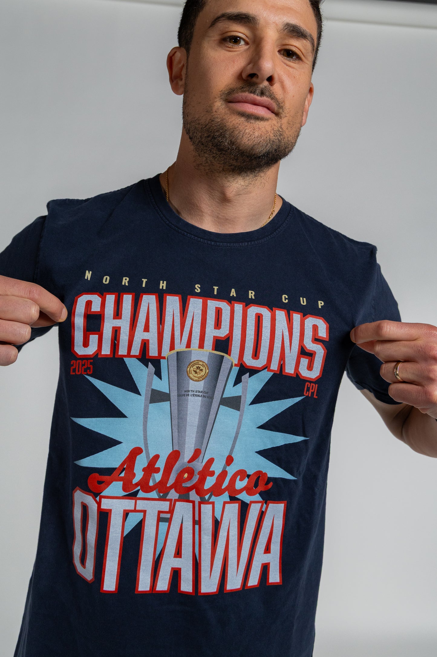 Atlético Ottawa Champions Vintage Tee