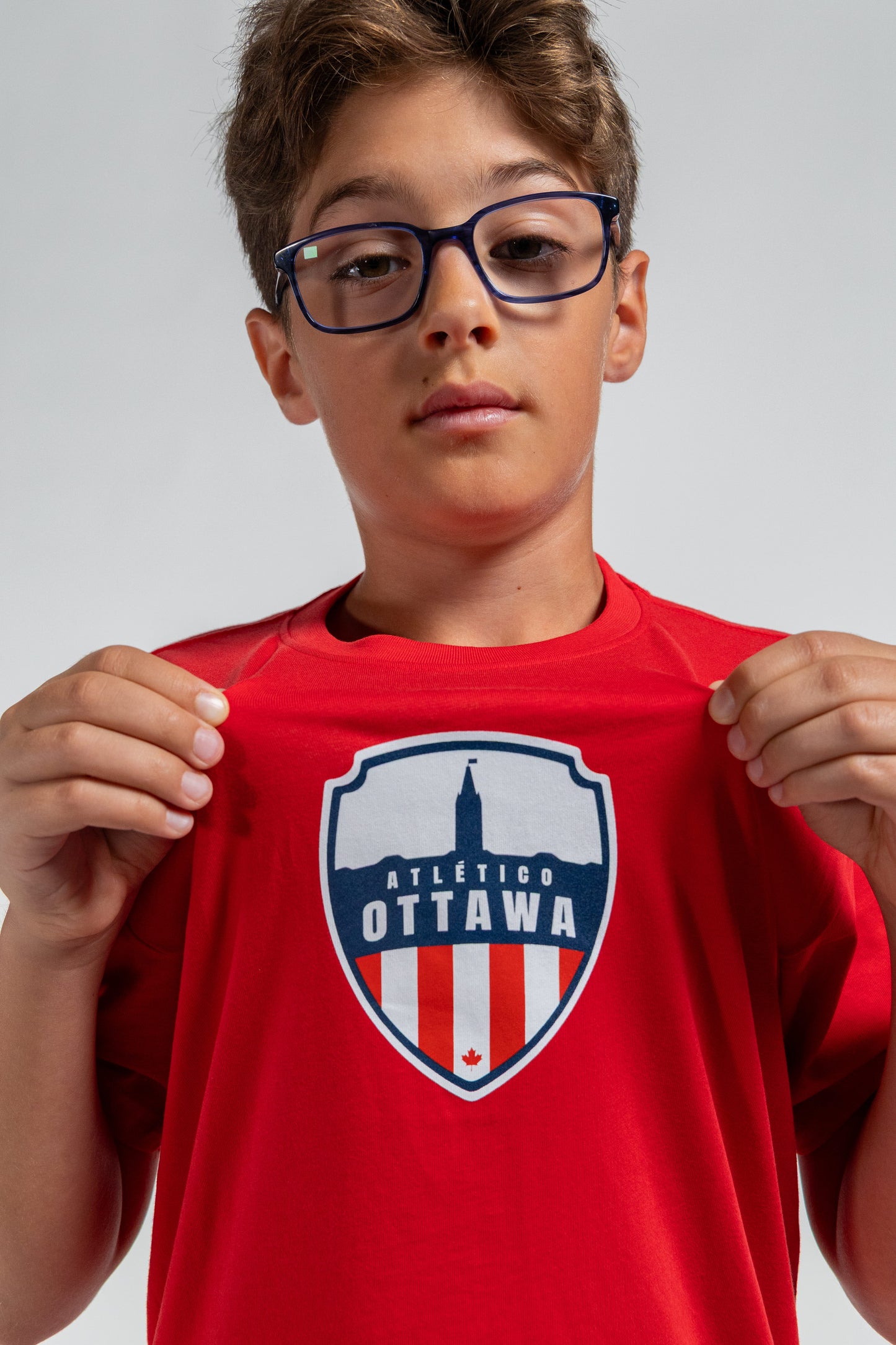 Atlético Ottawa Club Logo Youth Tee