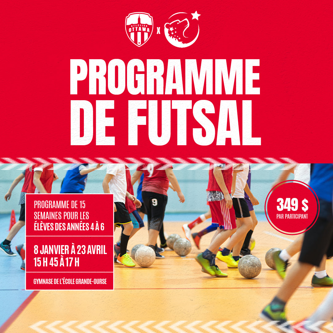 Programme de Futsal – Grande-Ourse x Atlético Ottawa