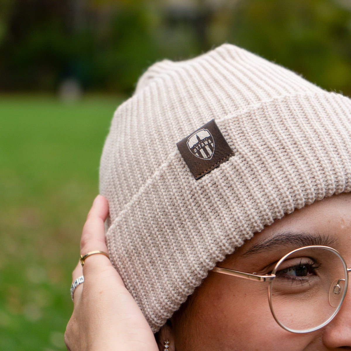 Sand Cuff Knit Beanie