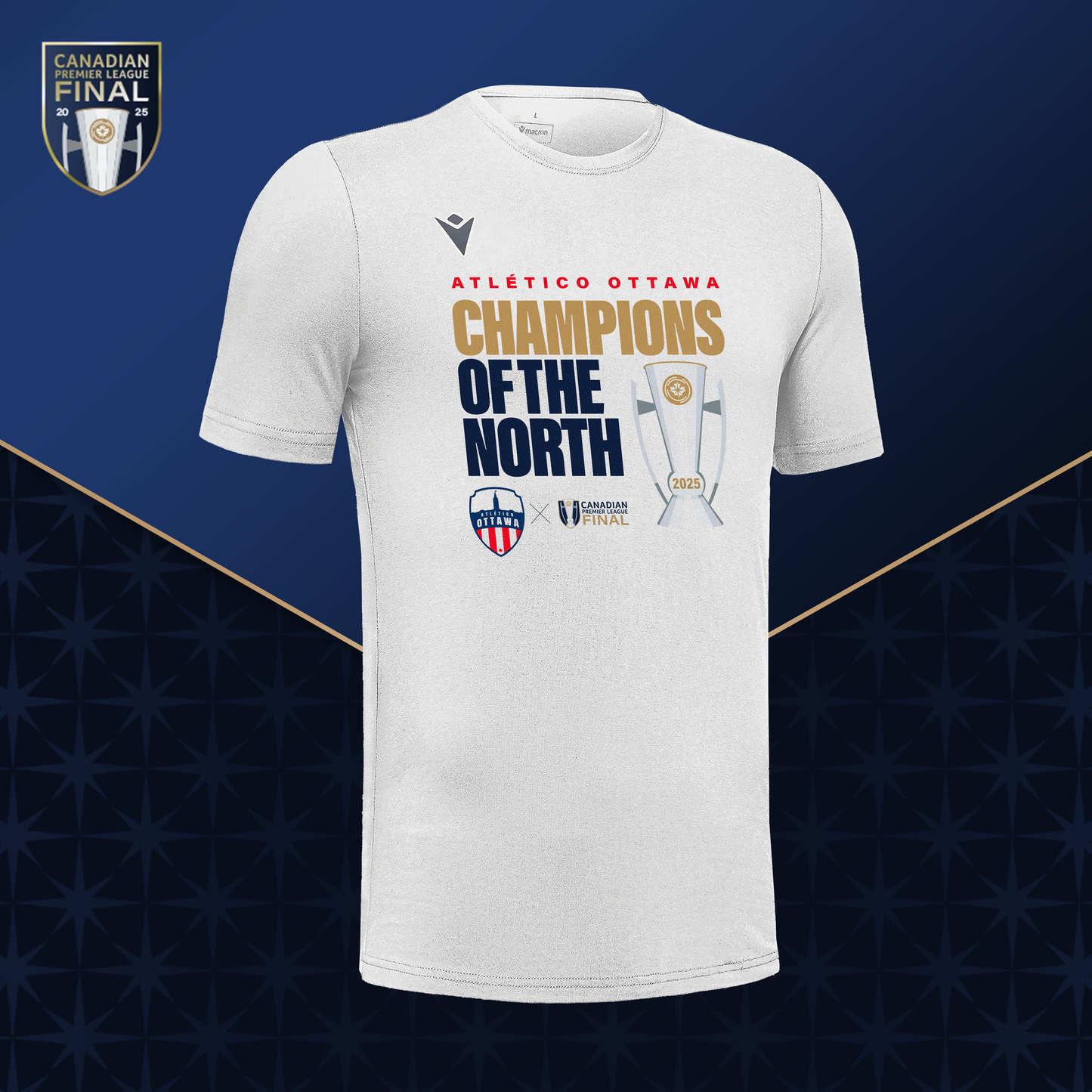 Atlético Ottawa Champions of the North T-Shirt