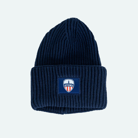 Atletico Ottawa Navy Patch Toque
