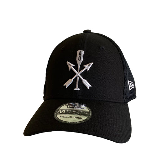 New Era 39Thirty Black & White Fitted Hat
