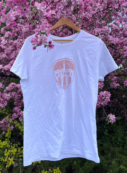 AO White Pink Edition Cotton Tee