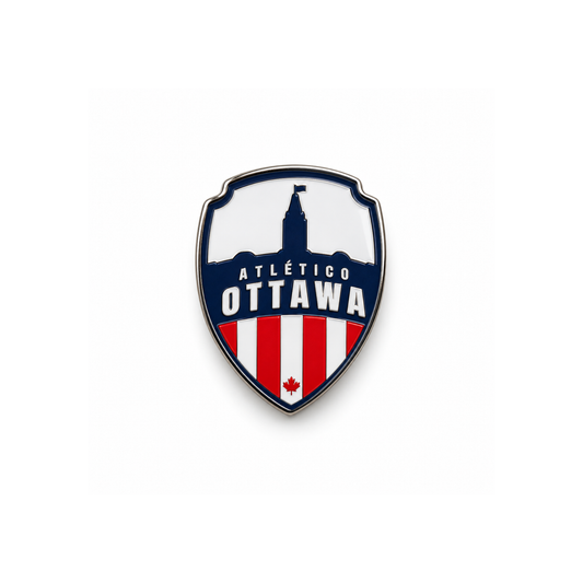 Atlético Ottawa Crest Lapel Pin