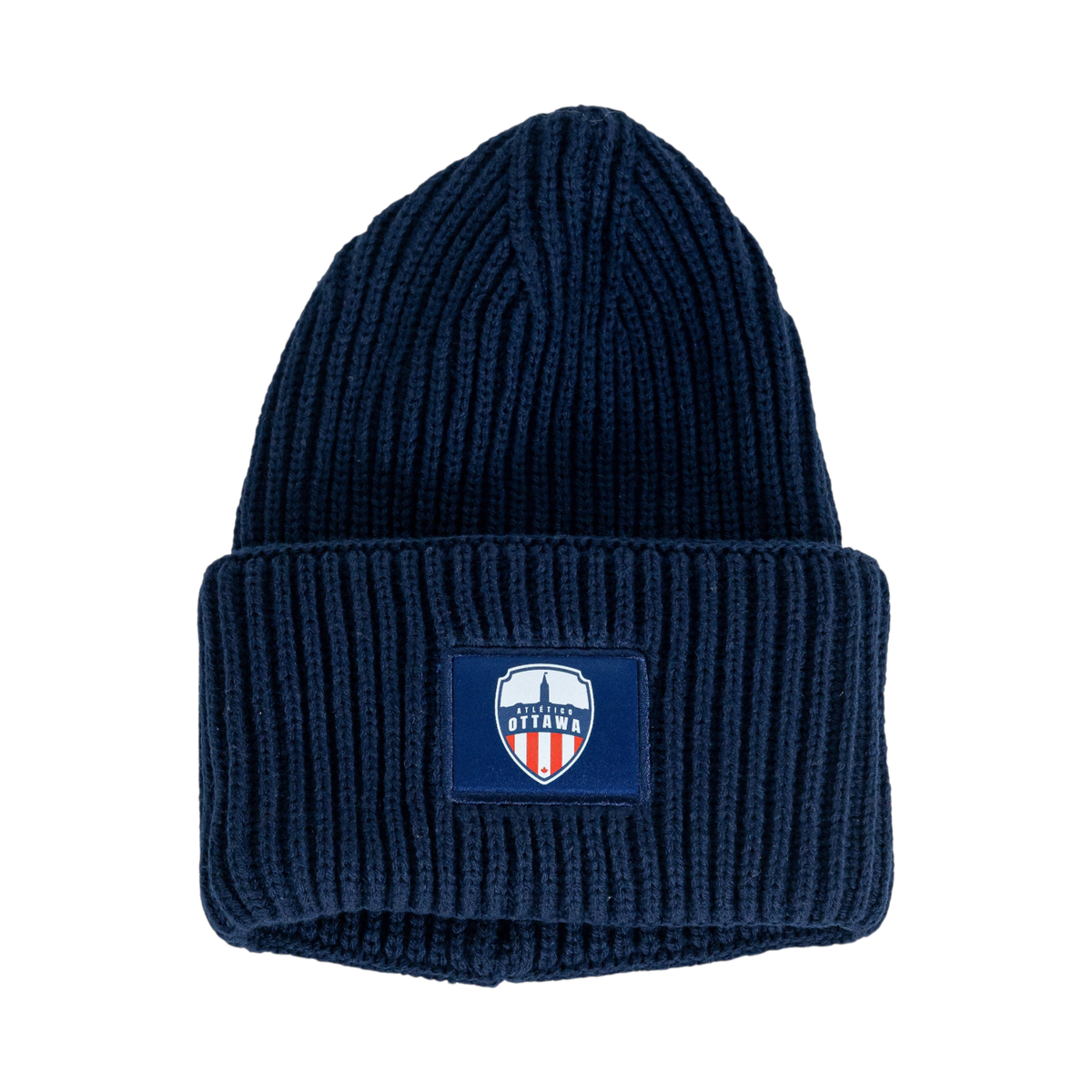 Atlético Ottawa Navy Patch Toque