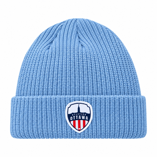 Sky Blue Logo Knit Toque