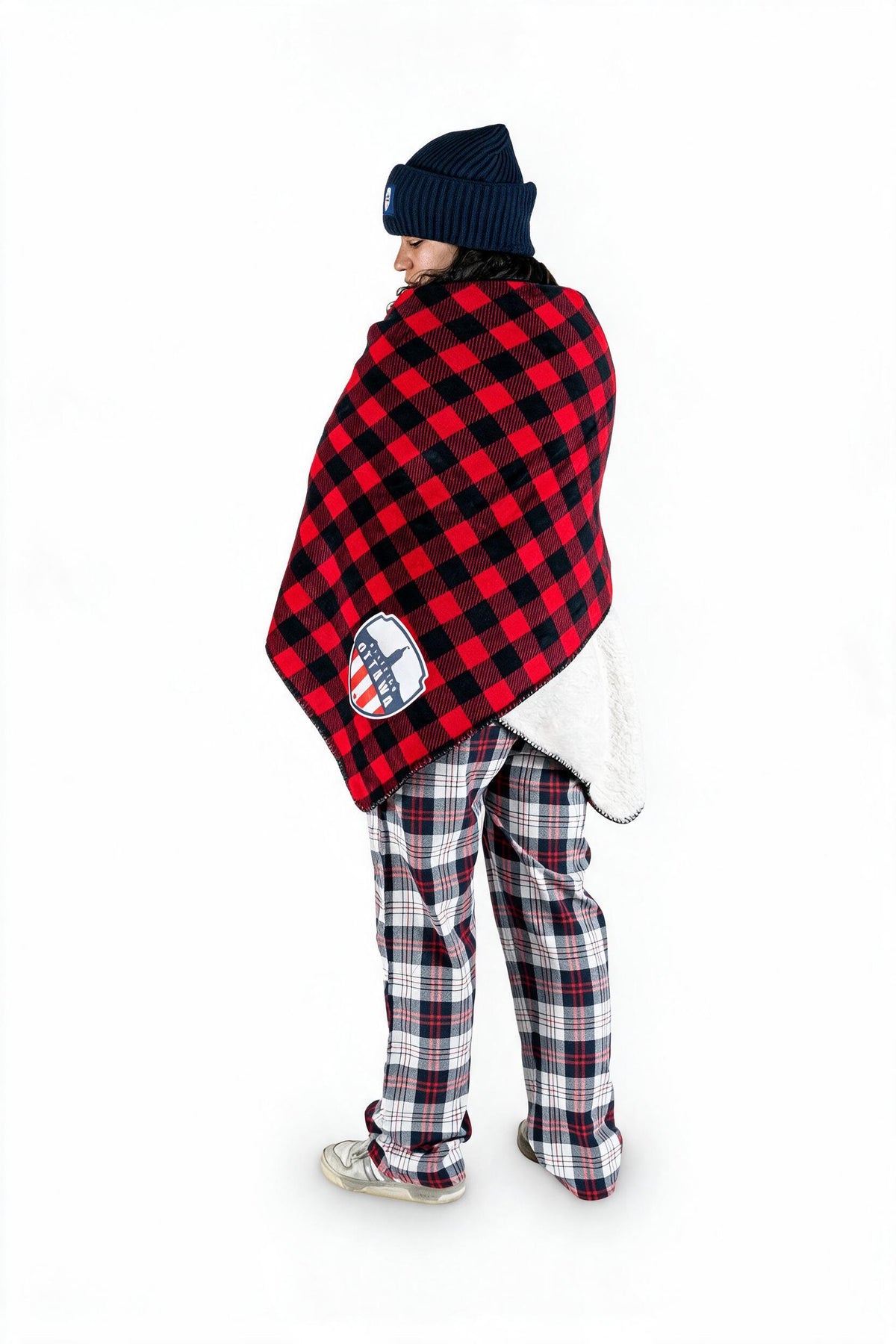 Atlético Ottawa Shearling Throw