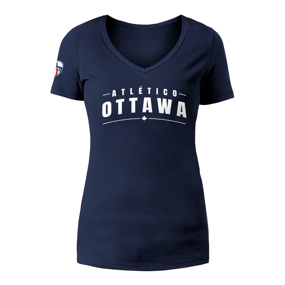 Ladies Cotton Atletico Ottawa New Era T-Shirt